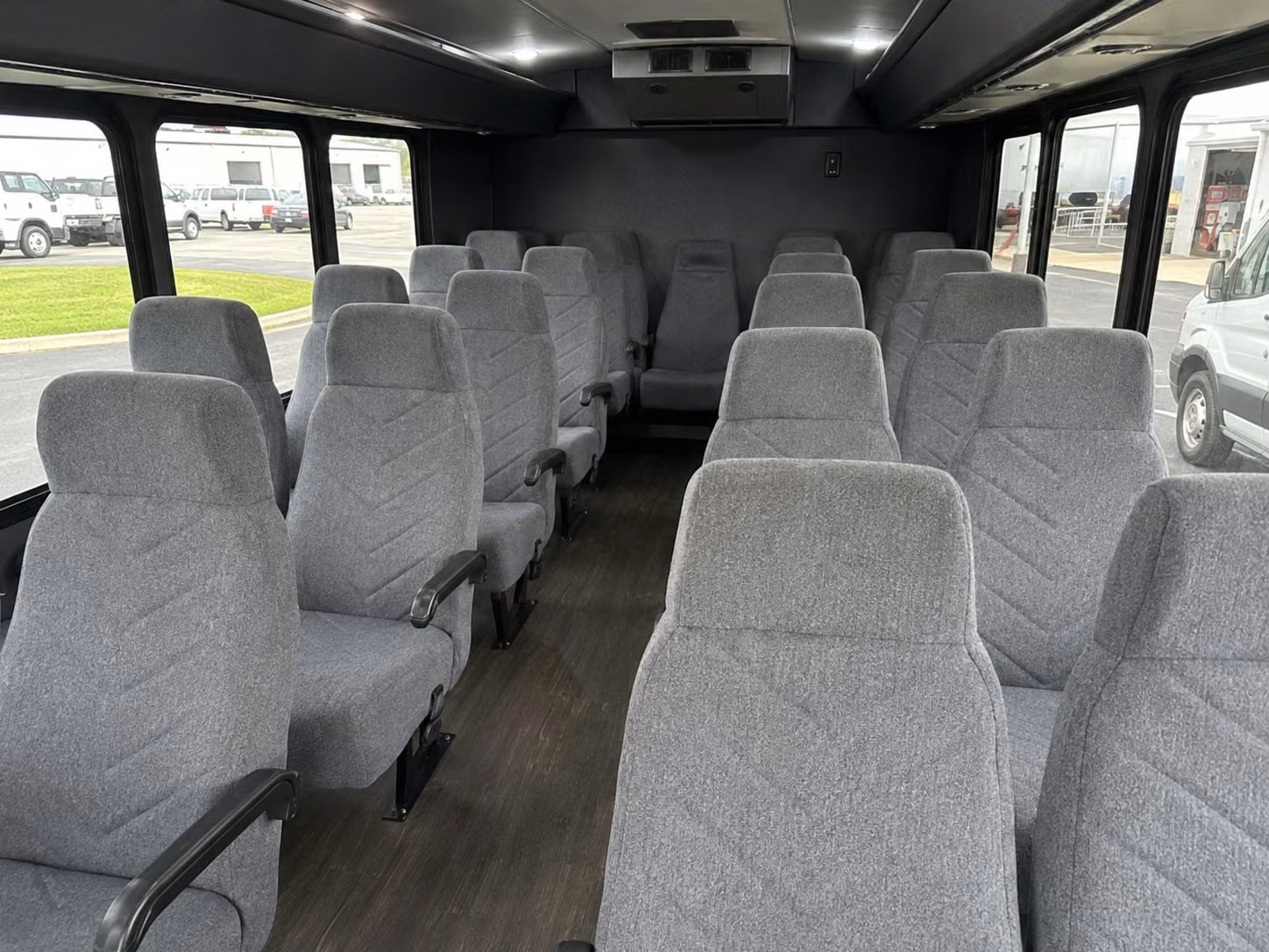 15 passenger minibus interior