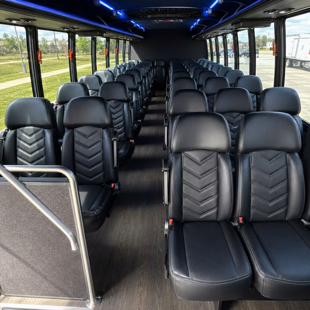 35 passenger minibus interior