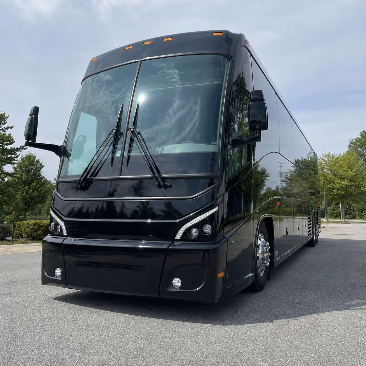 56 passenger charter bus