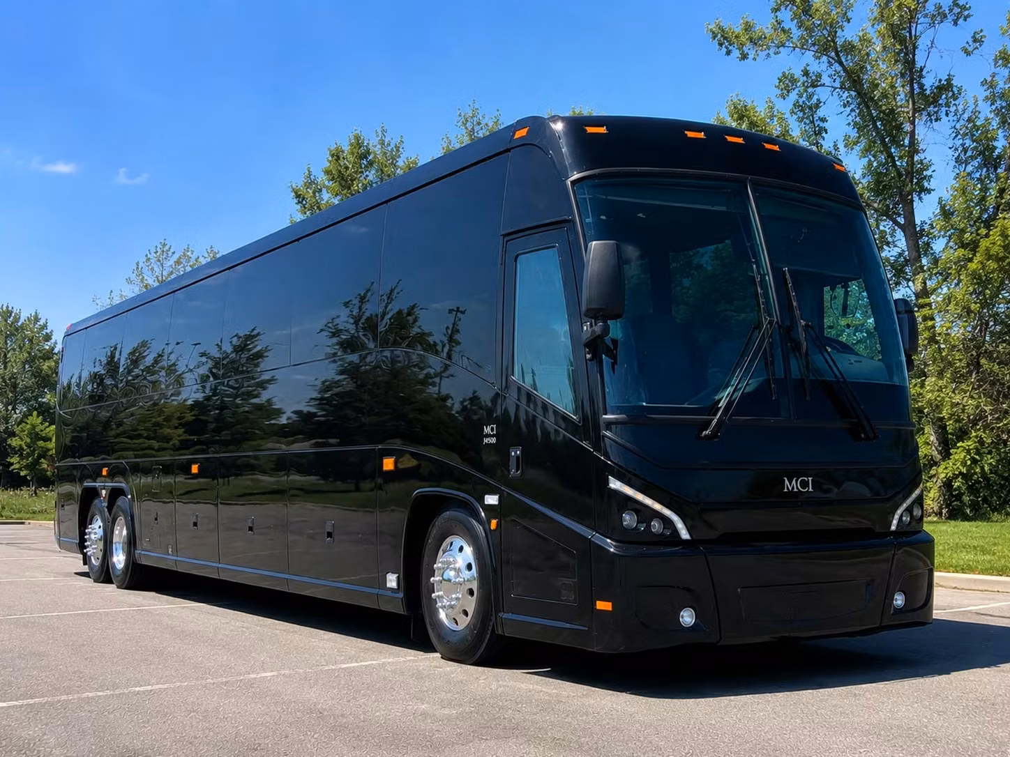 jacksonville charter bus rental exterior