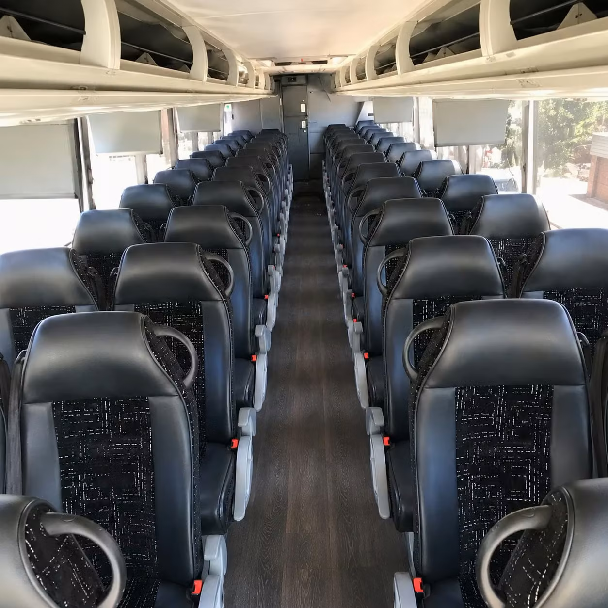 jacksonville charter bus rental inside